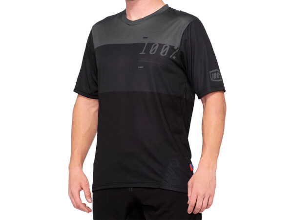 100% AIRMATIC JERSEY CHARCOAL BLACK