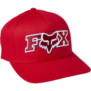 Fox Kappe ELLIPSOID Flexfit FLAME RED