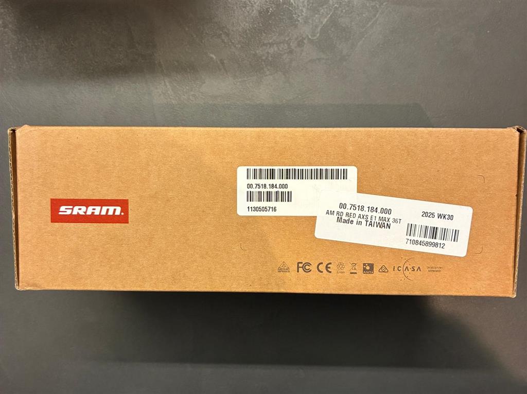 SRAM RED AXS E1 SCHALTWERK 10-36 Zähne - ohne Akku